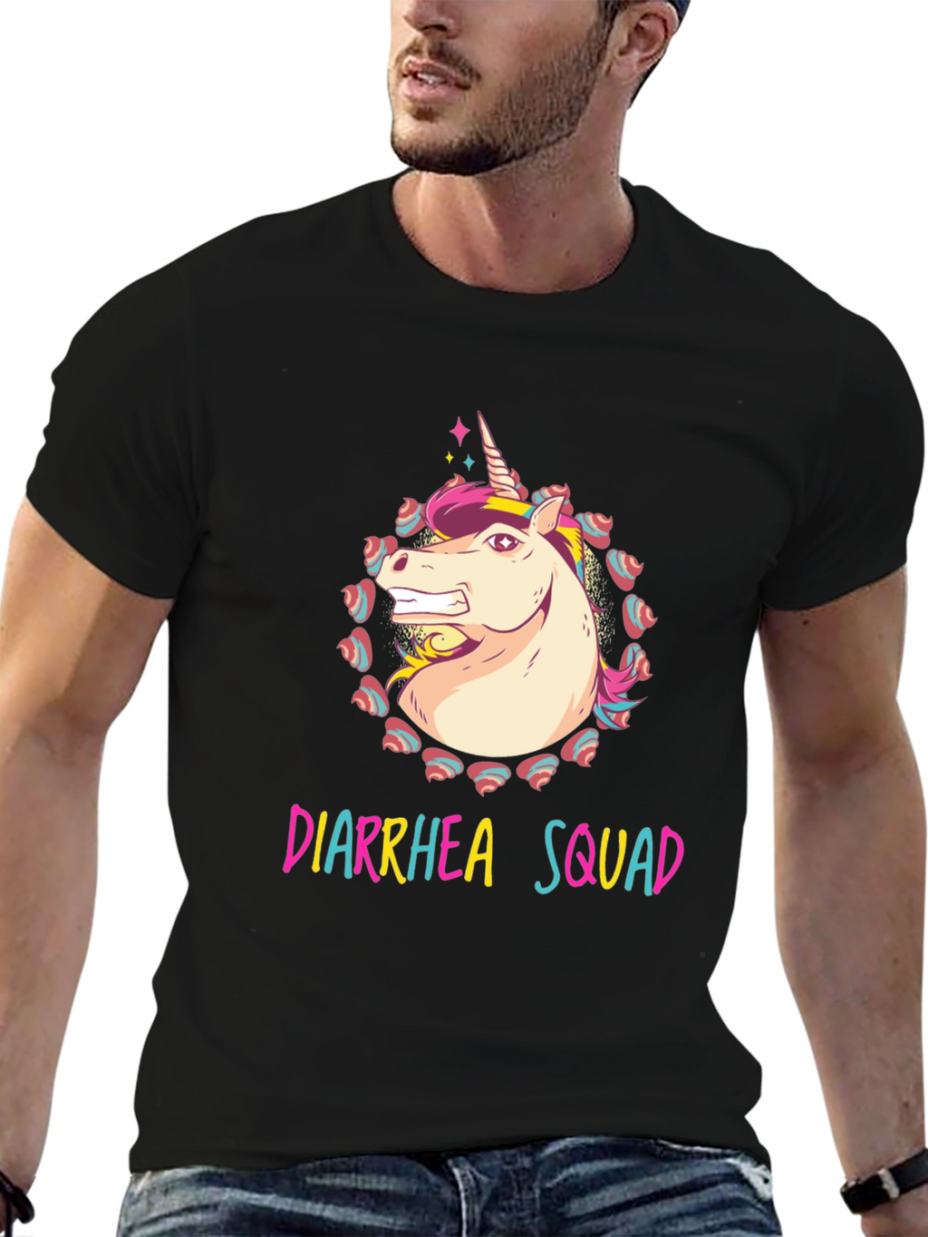 Diarrhea Squad Unicorn Graphic Tee