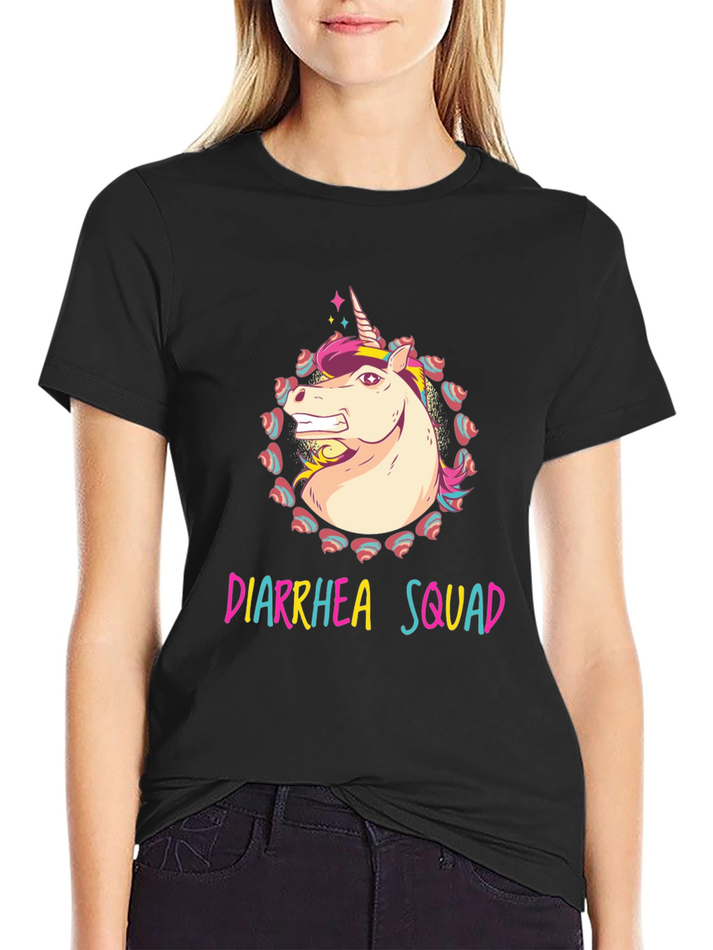 Diarrhea Squad Unicorn Graphic Tee