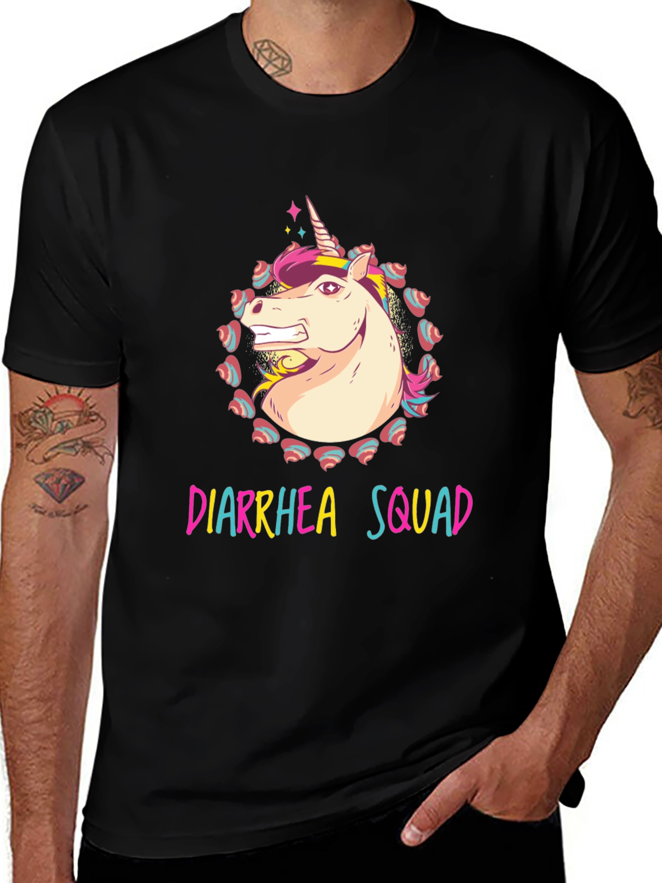 Diarrhea Squad Unicorn Graphic Tee