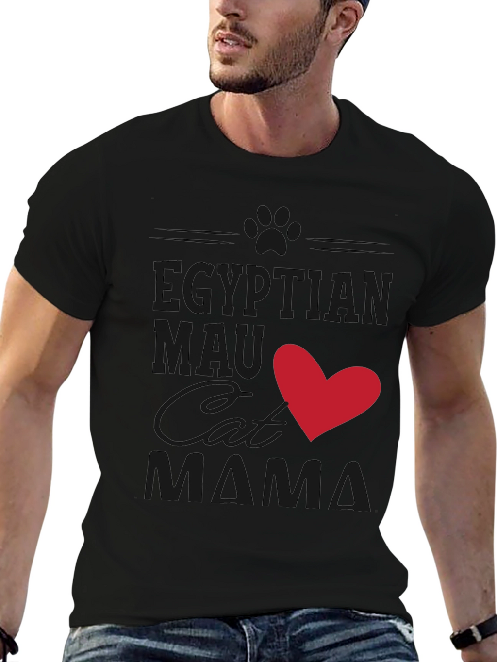 Egyptian Mau Cat Mama T-Shirt