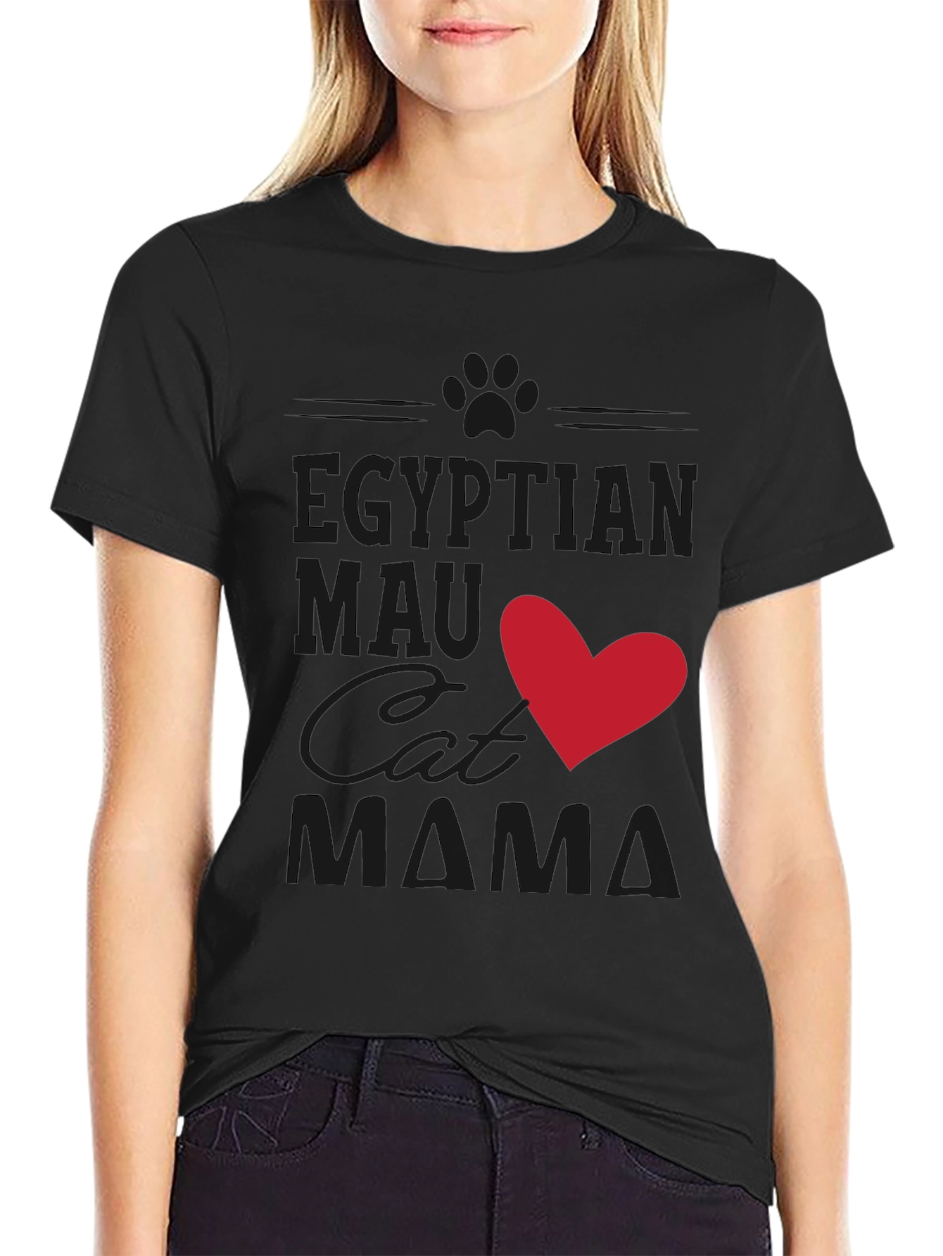 Egyptian Mau Cat Mama T-Shirt