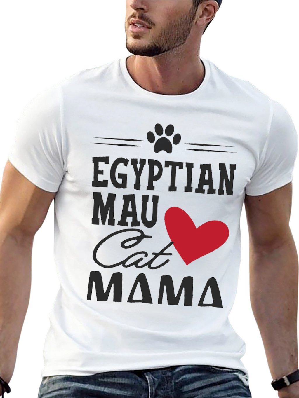 Egyptian Mau Cat Mama T-Shirt