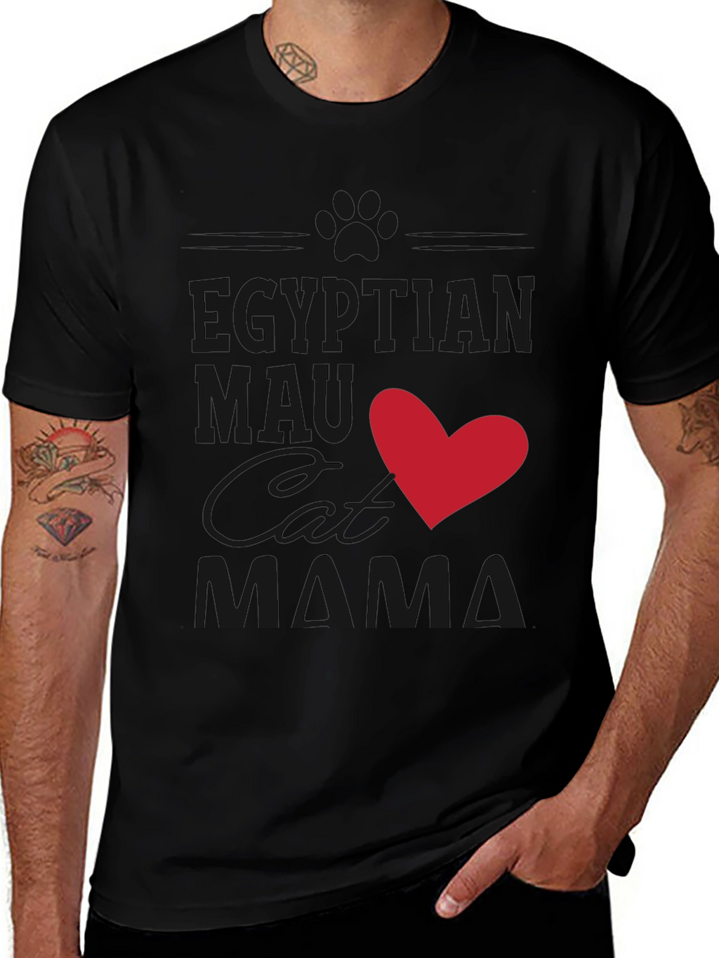 Egyptian Mau Cat Mama T-Shirt
