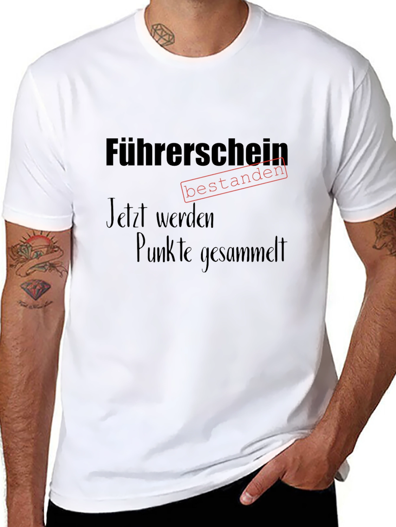 Driving License Passed Funny German T-Shirt