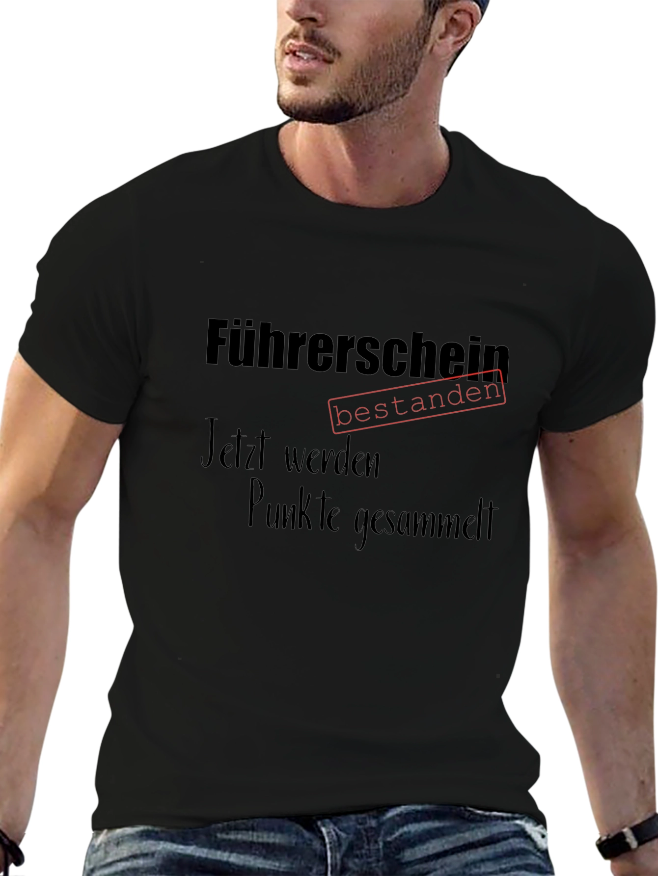 Driving License Passed Funny German T-Shirt