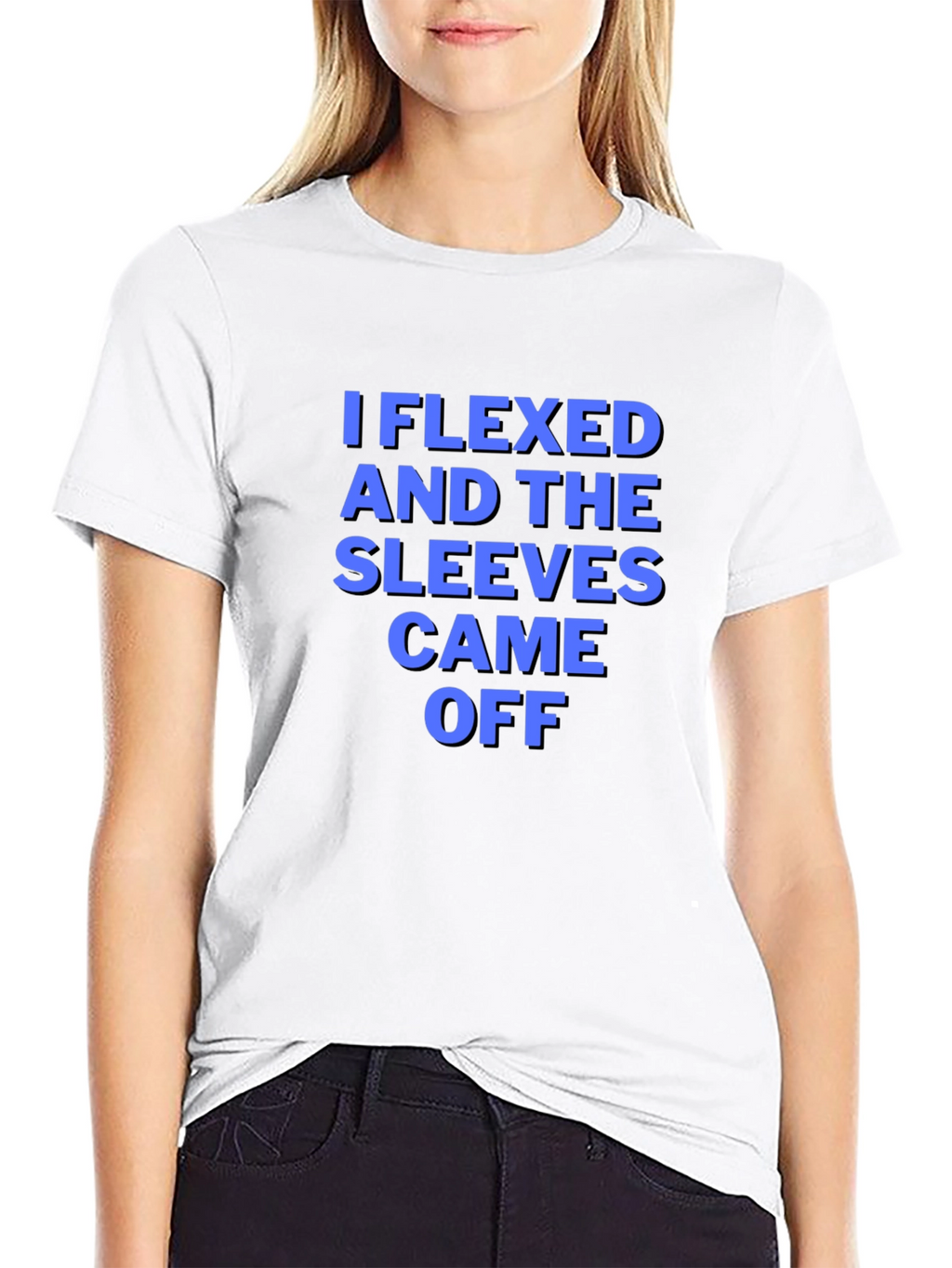 I Flexed Sleeves Came Off T-Shirt Funny Gym Tee