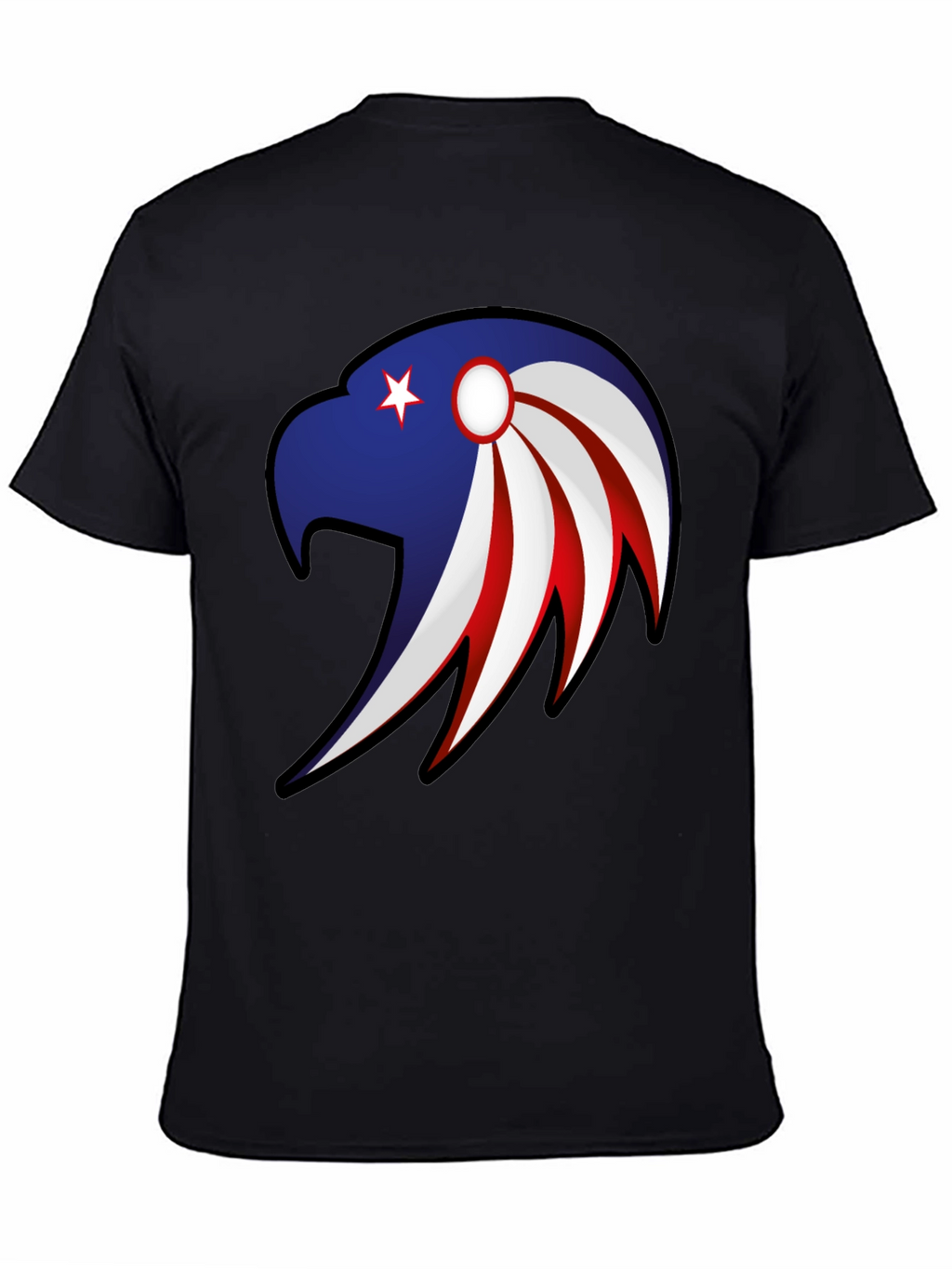American Eagle Graphic Print T-Shirt - Patriotic Pride