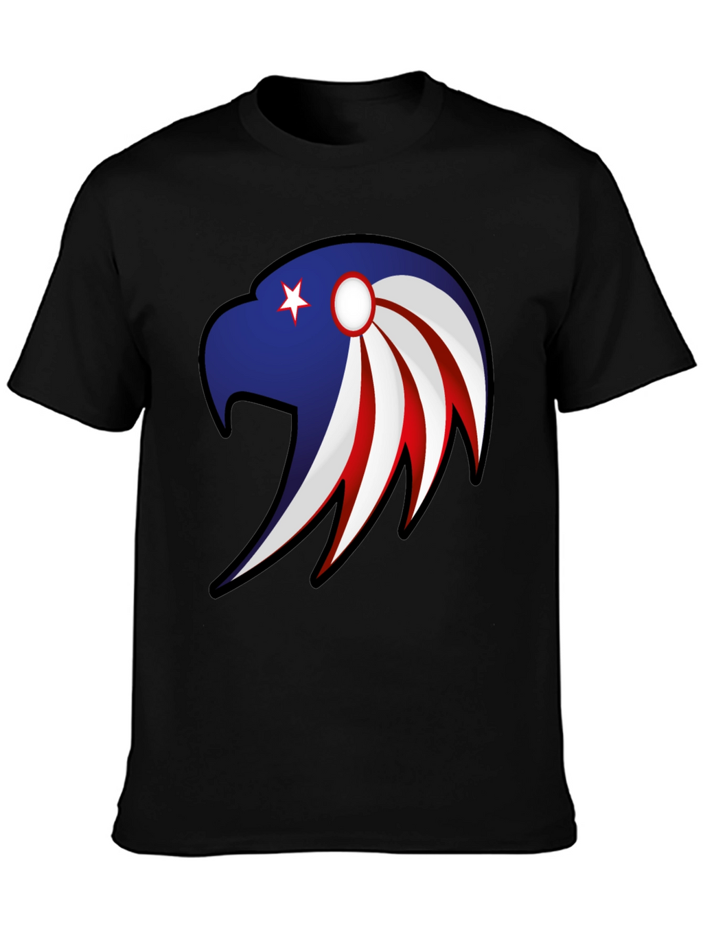 American Eagle Graphic Print T-Shirt - Patriotic Pride