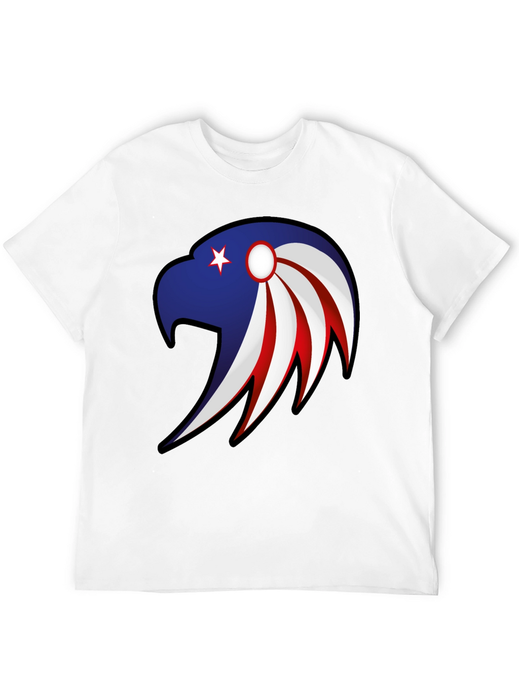 American Eagle Graphic Print T-Shirt - Patriotic Pride