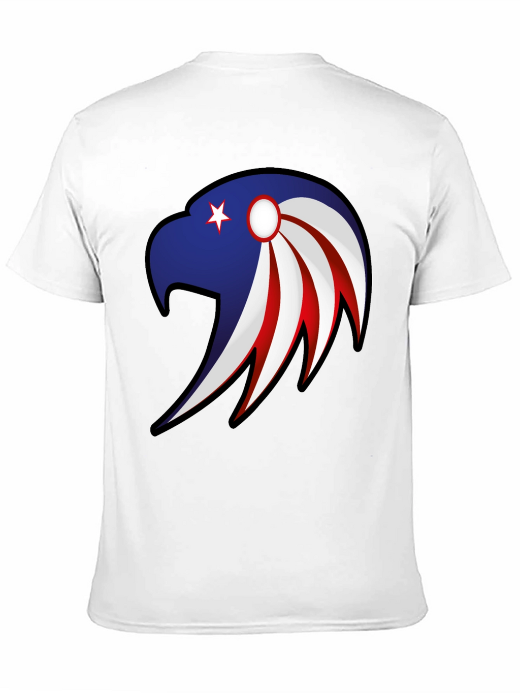 American Eagle Graphic Print T-Shirt - Patriotic Pride