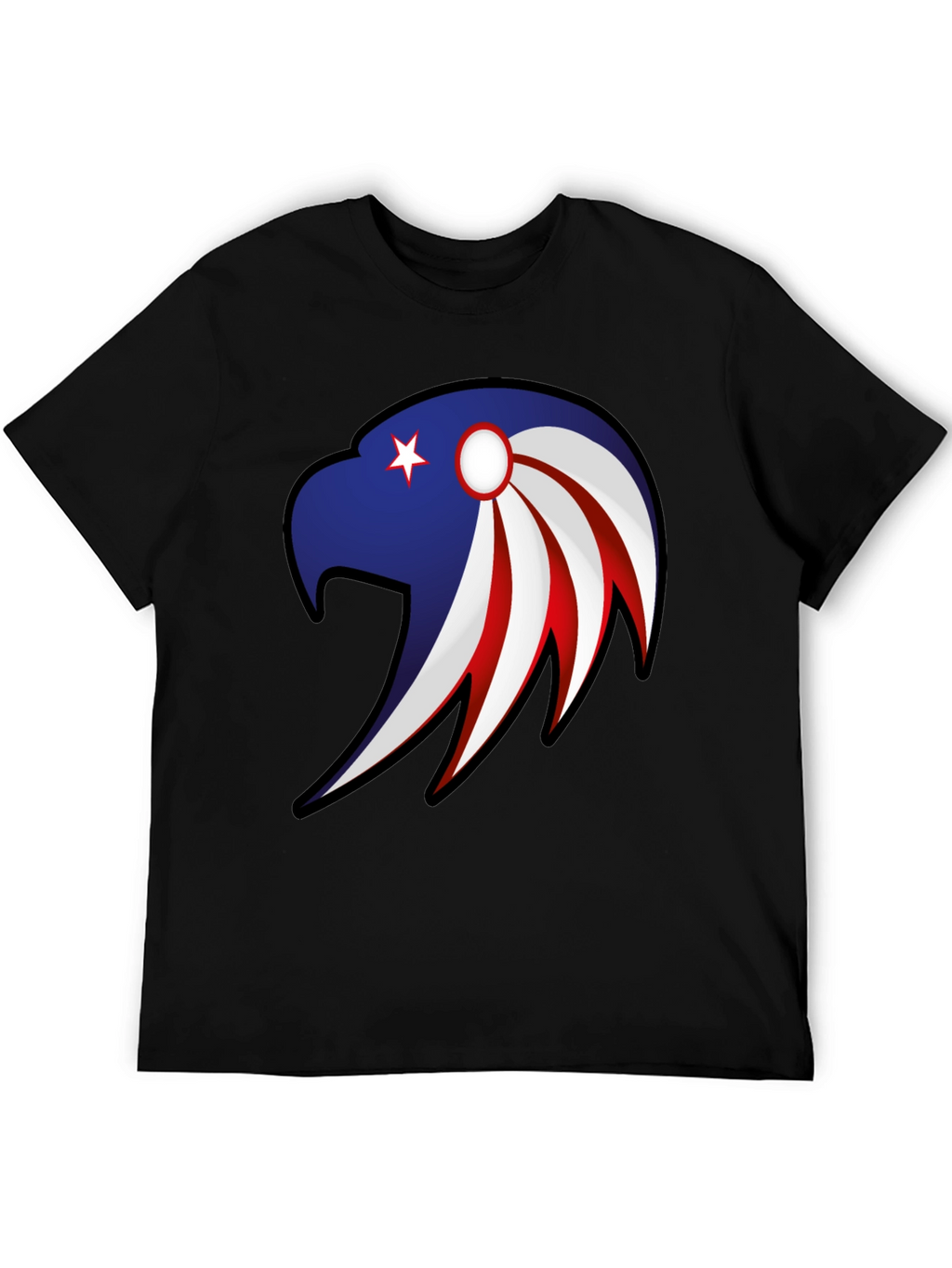 American Eagle Graphic Print T-Shirt - Patriotic Pride