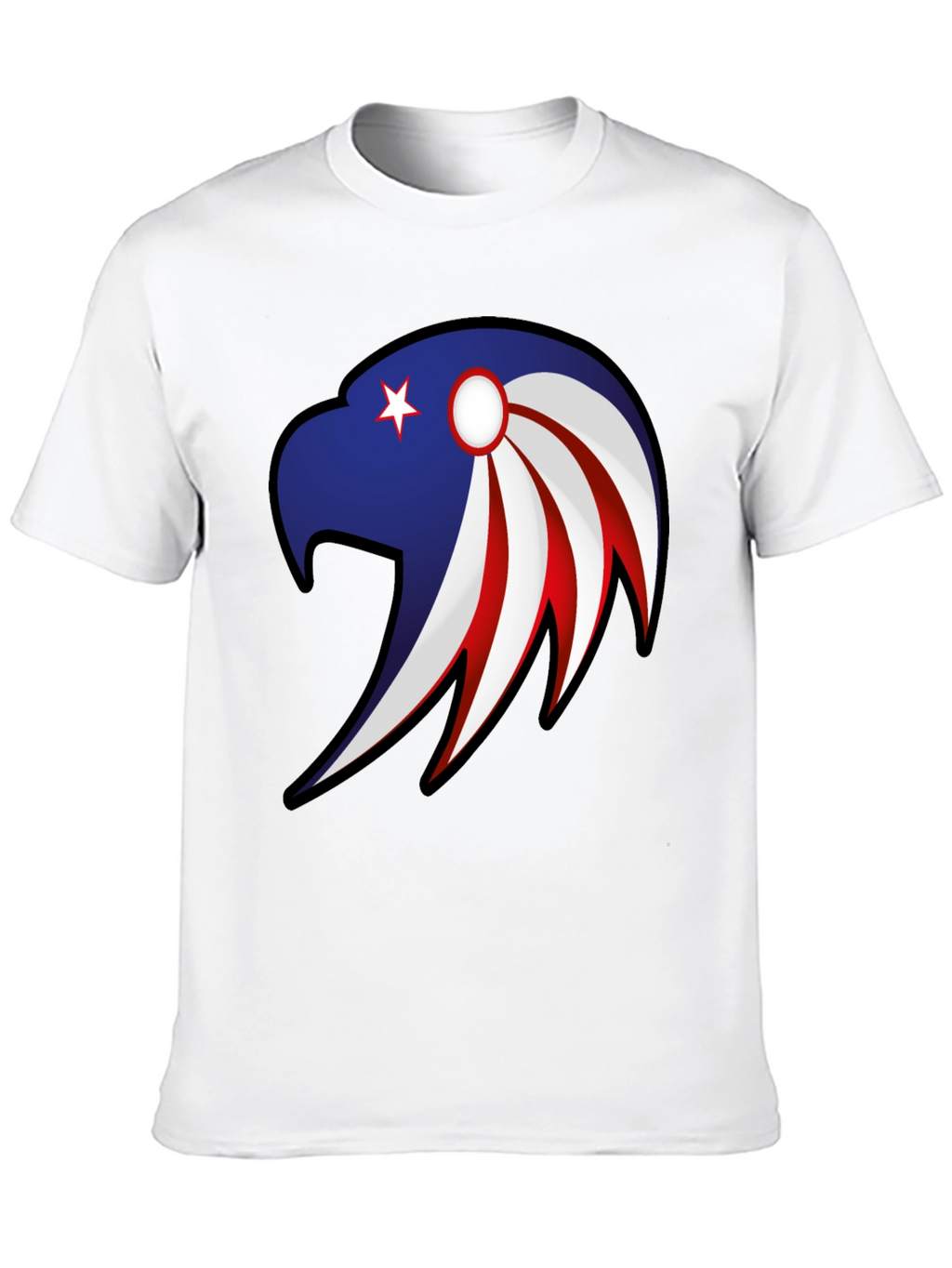 American Eagle Graphic Print T-Shirt - Patriotic Pride