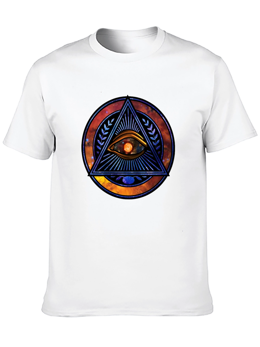 Eye of Providence Graphic Tee - Cosmic Design