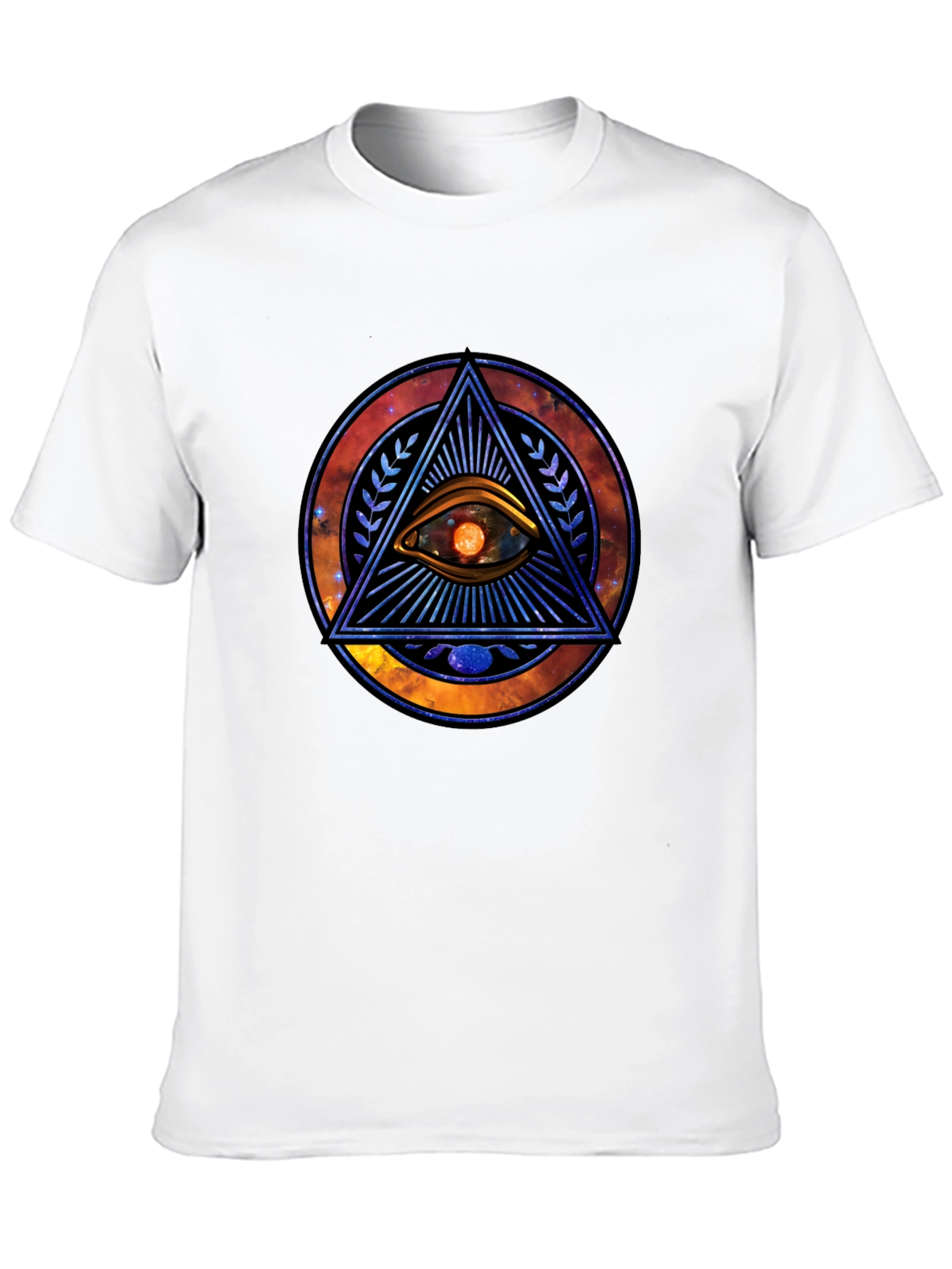 Eye of Providence Graphic Tee - Cosmic Design