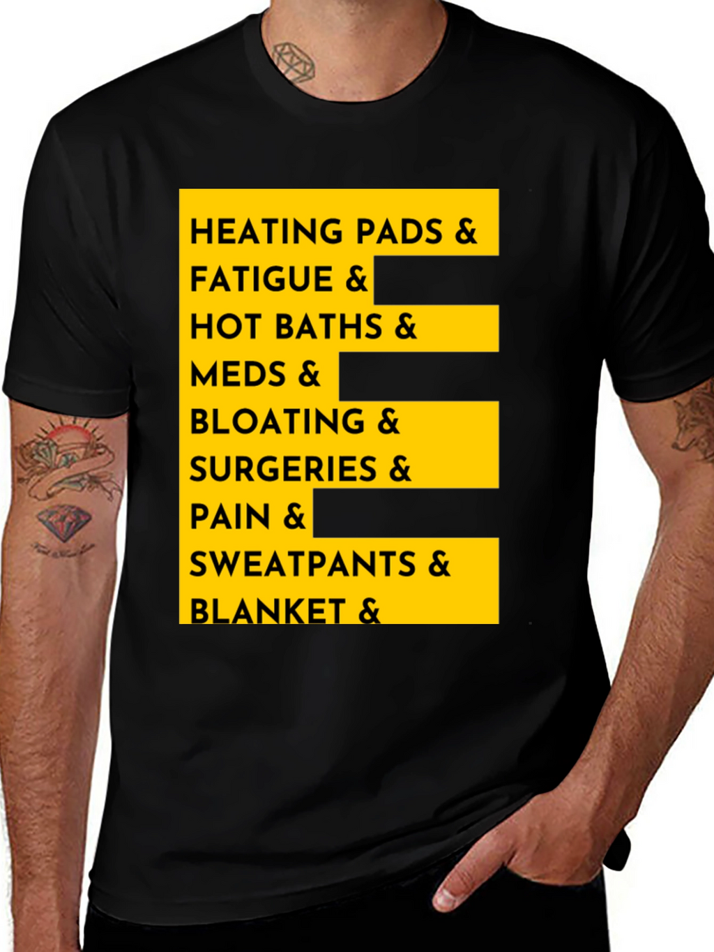 Heating Pads & Comfort T-Shirt
