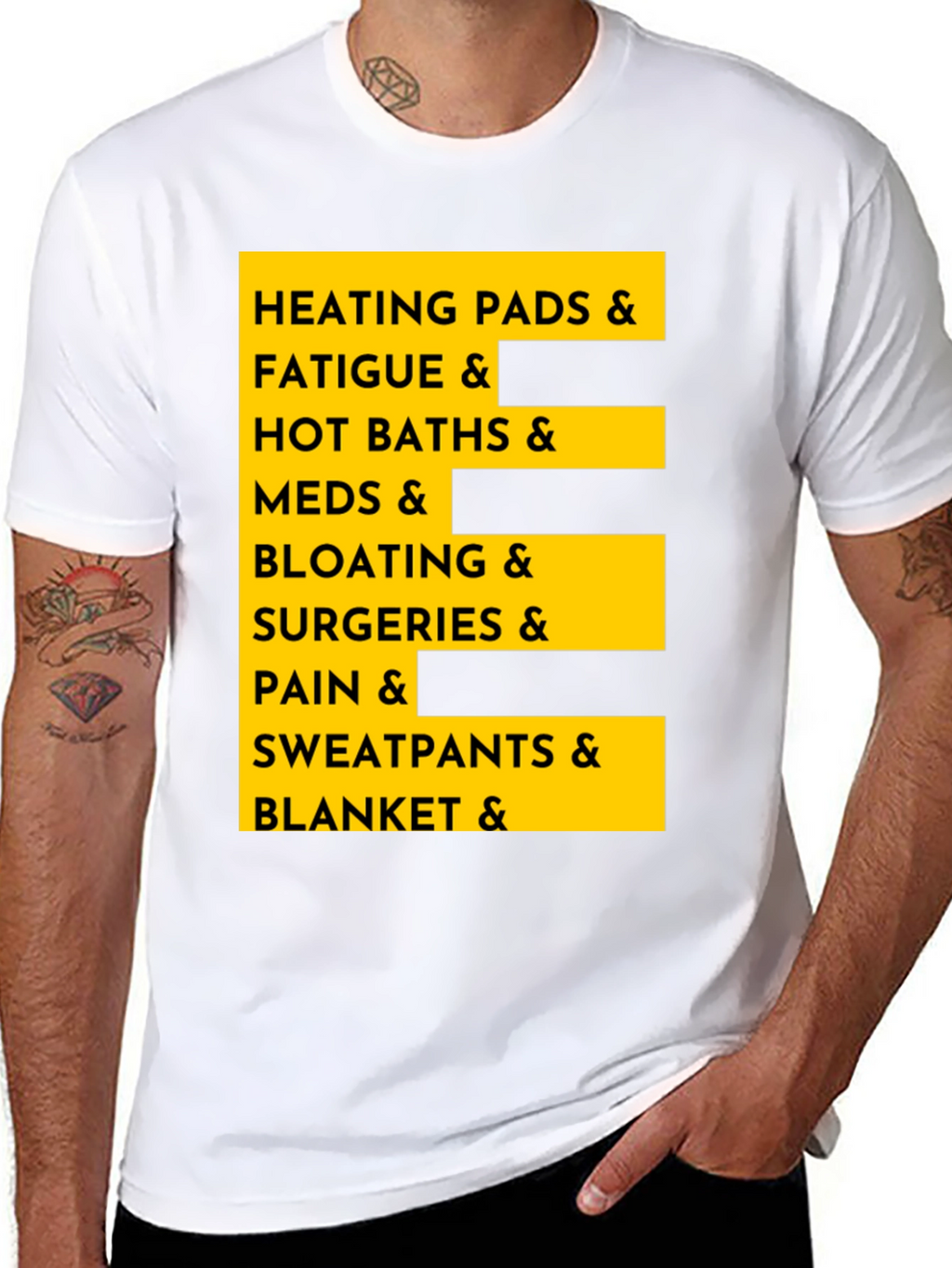 Heating Pads & Comfort T-Shirt