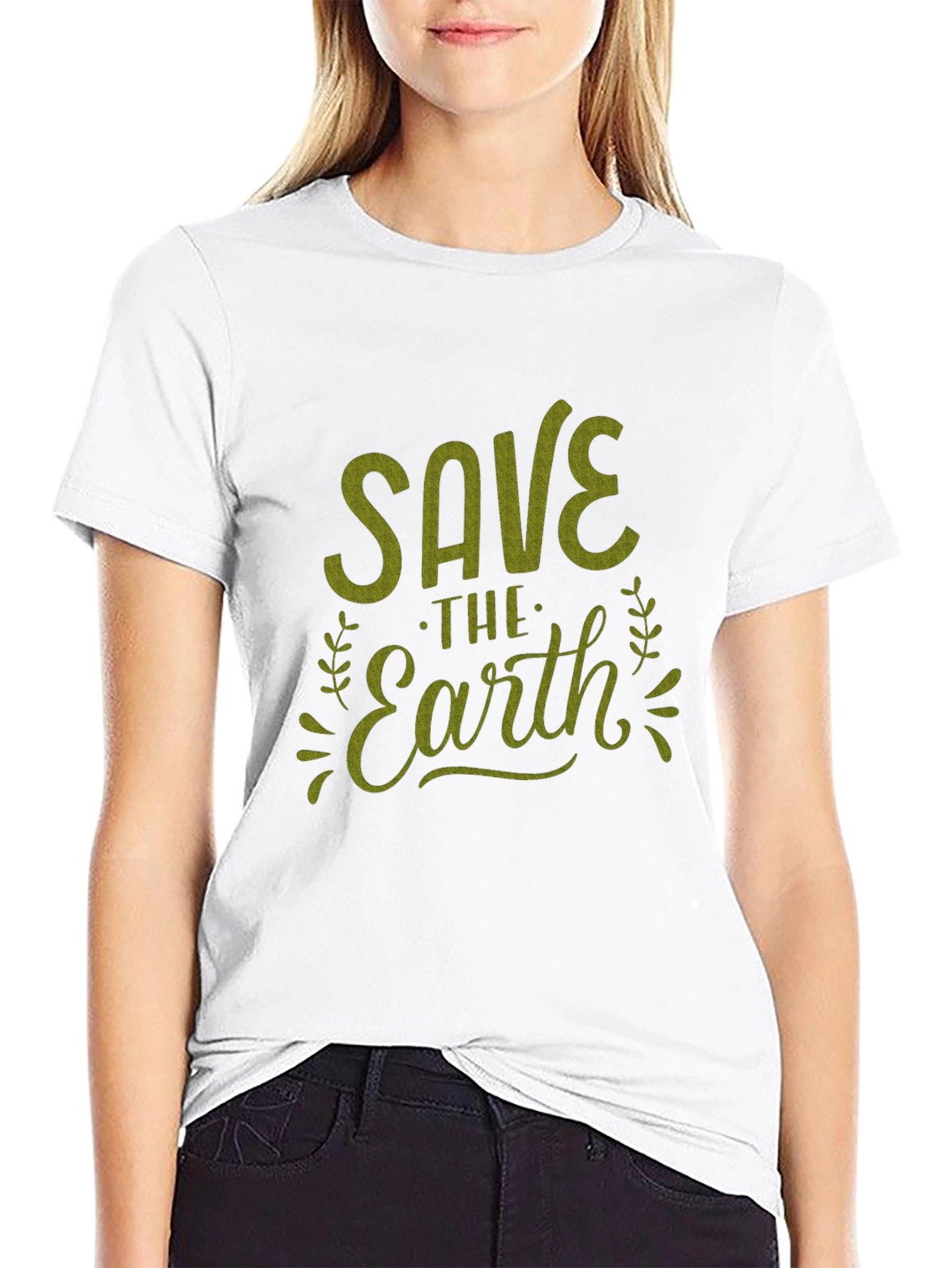 Save the Earth Graphic Tee - Eco Friendly Fashion