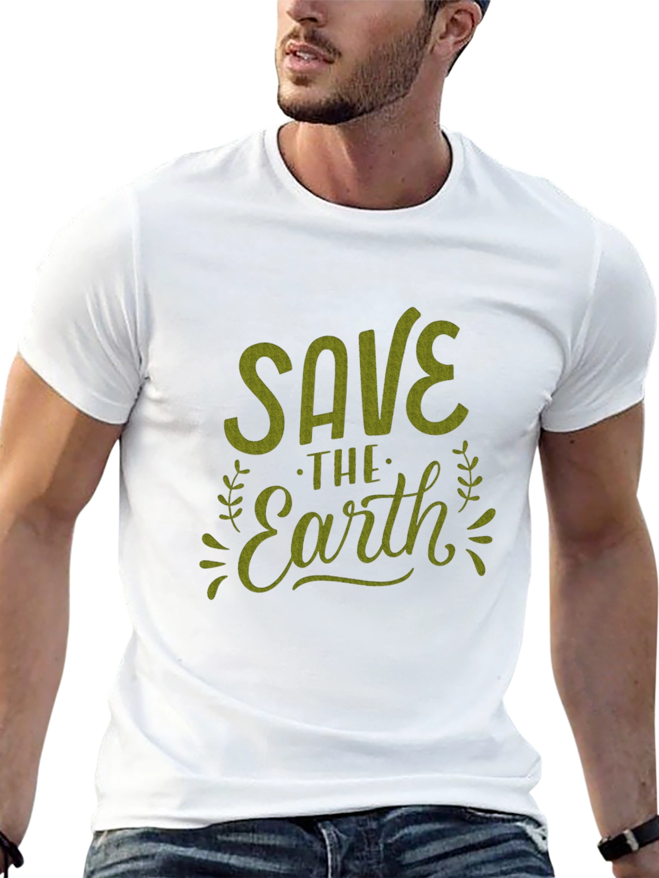 Save the Earth Graphic Tee - Eco Friendly Fashion
