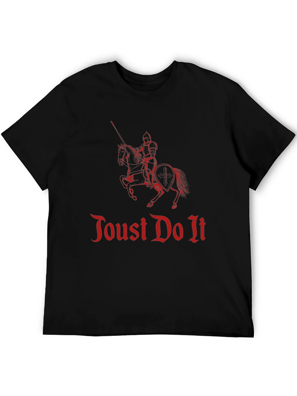 Joust Do It Knight Graphic Tee - Black