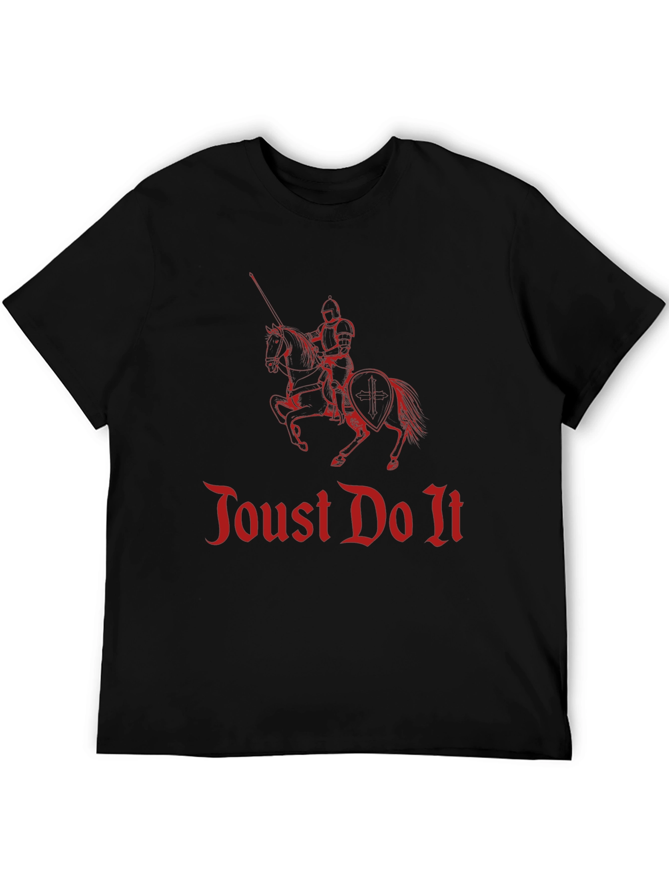 Joust Do It Knight Graphic Tee - Black