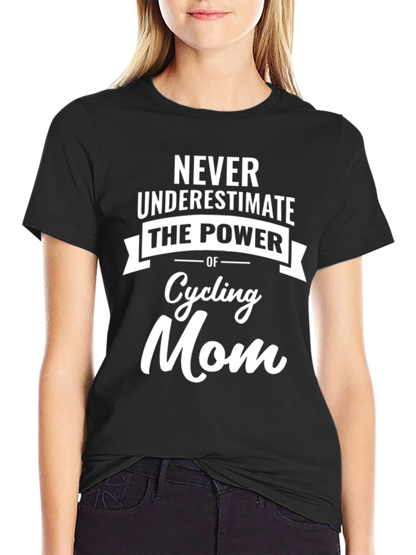 Cycling Mom Power T-Shirt
