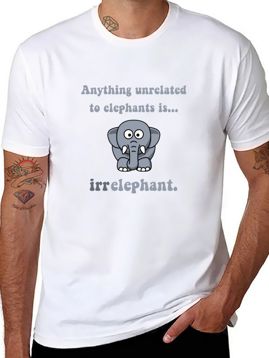 Irrelephant T-Shirt - Funny Elephant Pun Tee