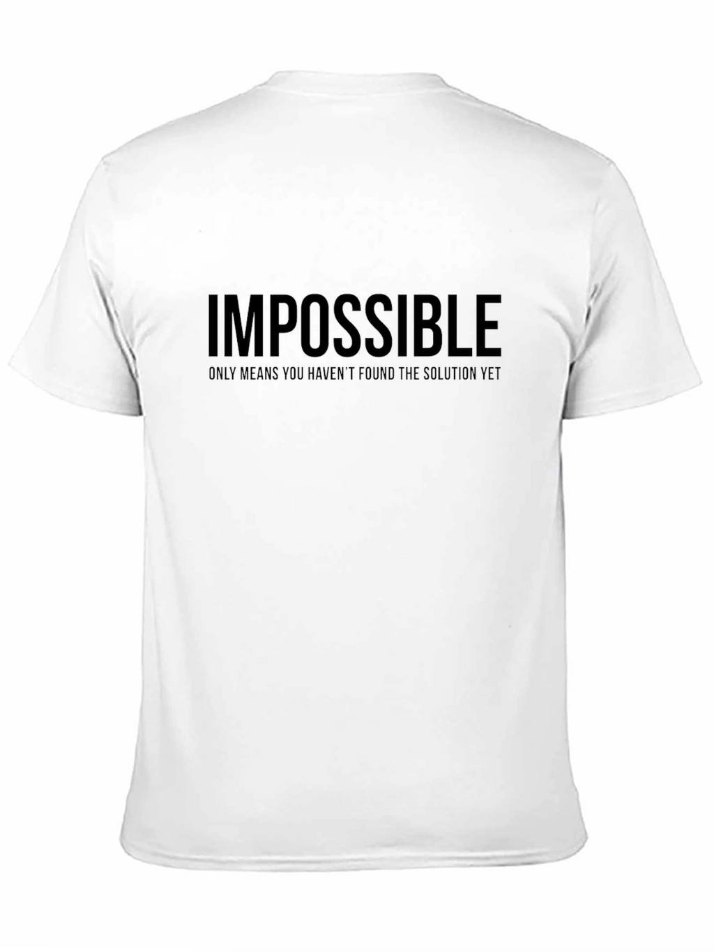 Impossible Solution Black T-Shirt