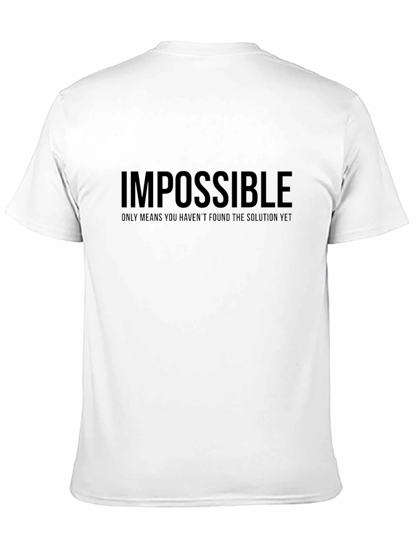 Impossible Solution Black T-Shirt