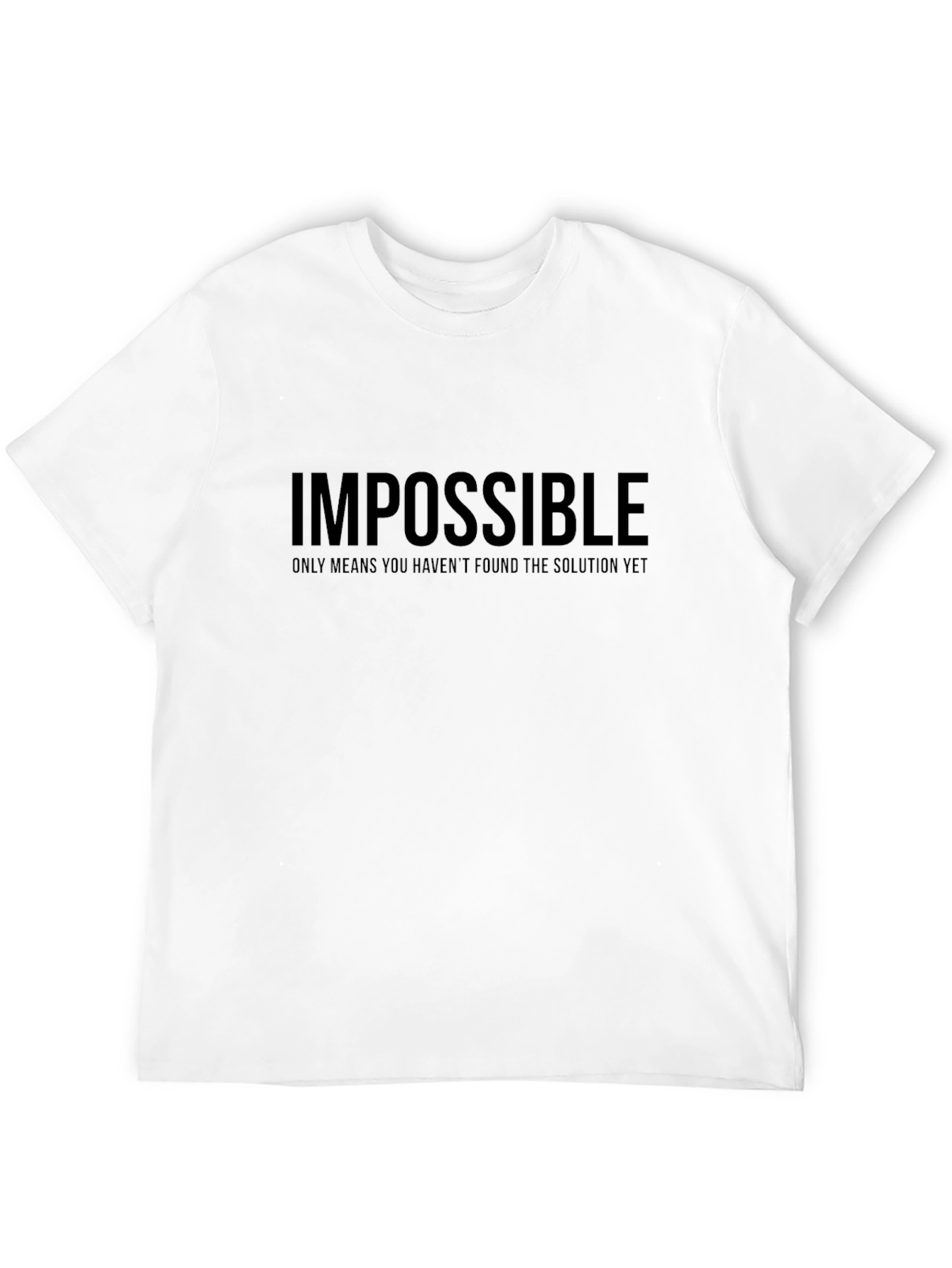Impossible Solution Black T-Shirt