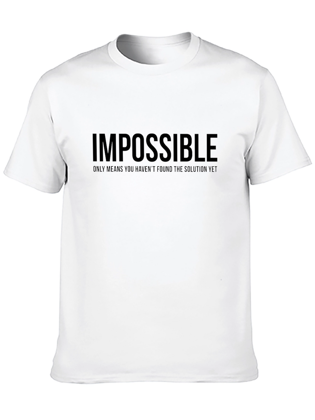 Impossible Solution Black T-Shirt