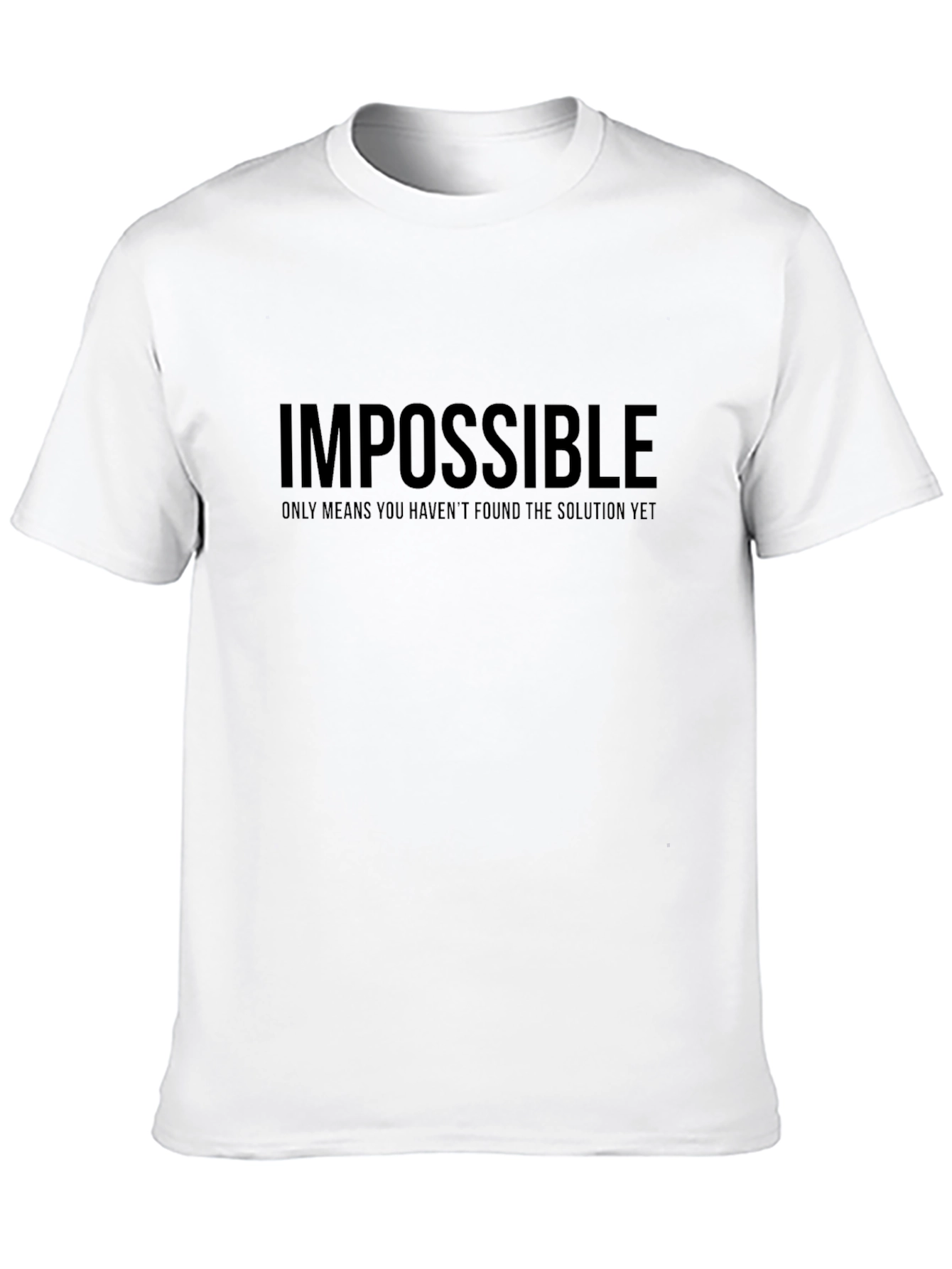 Impossible Solution Black T-Shirt