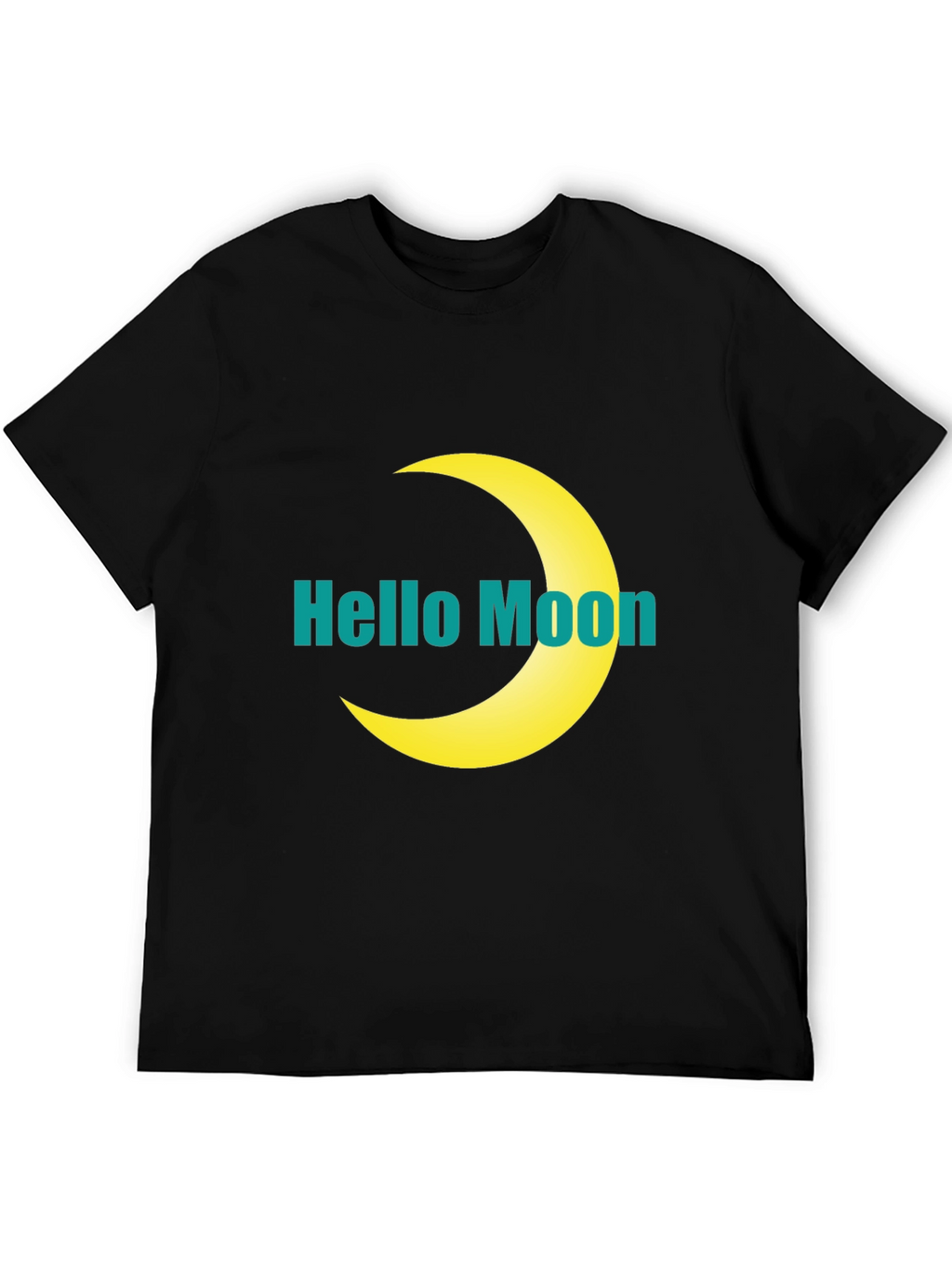 Hello Moon Graphic T-Shirt - Modern Style