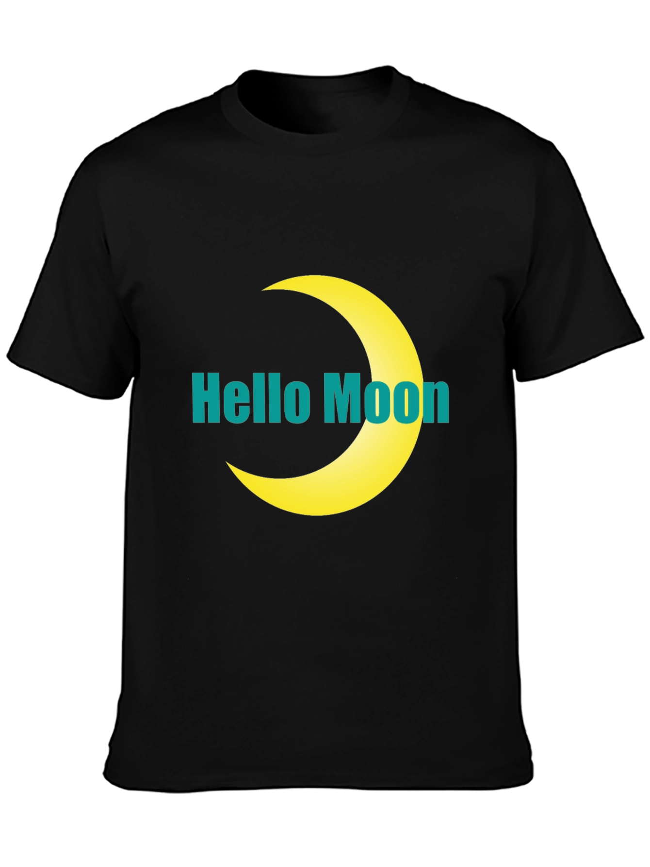 Hello Moon Graphic T-Shirt - Modern Style