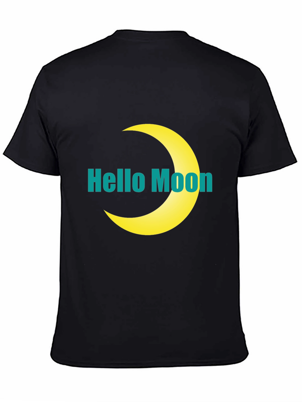 Hello Moon Graphic T-Shirt - Modern Style