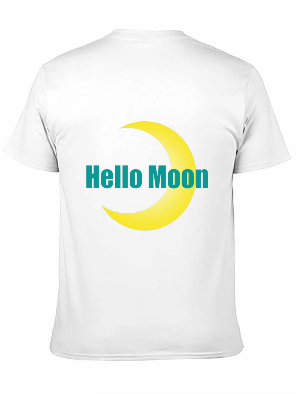 Hello Moon Graphic T-Shirt - Modern Style