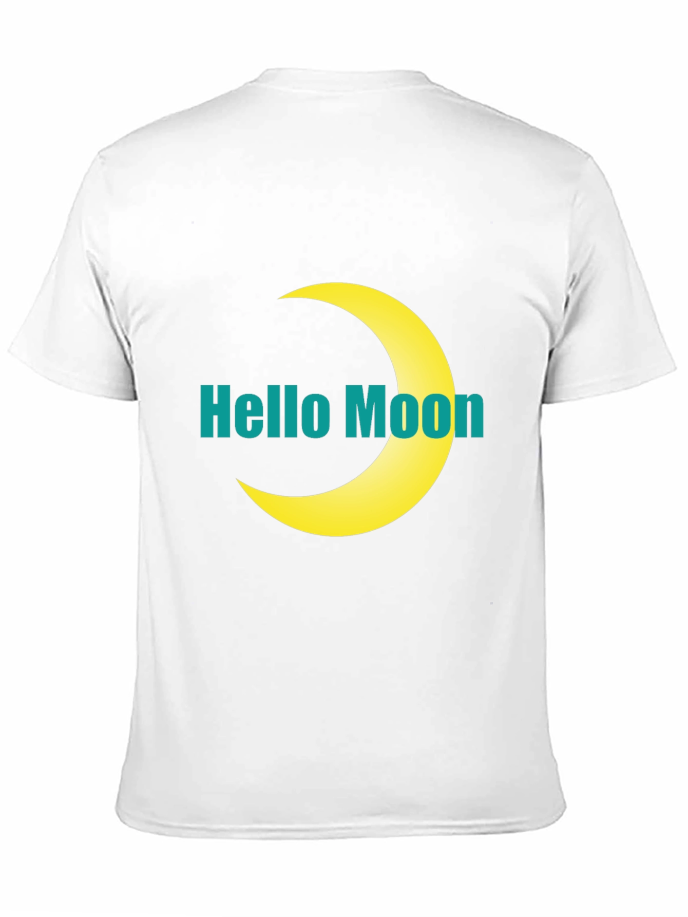 Hello Moon Graphic T-Shirt - Modern Style