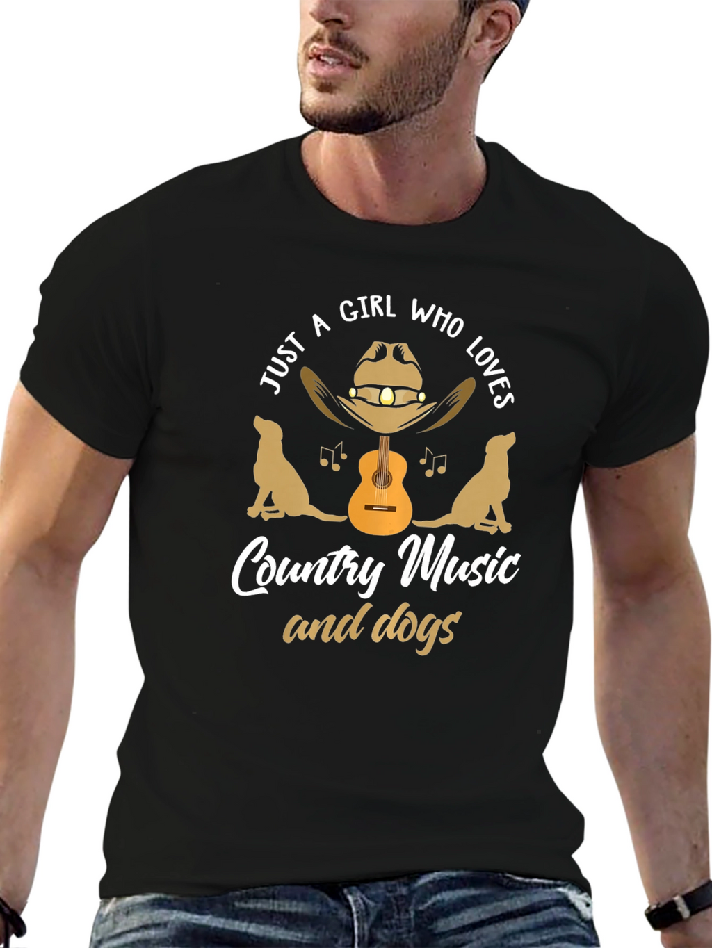 Country Music & Dog Lover T-Shirt