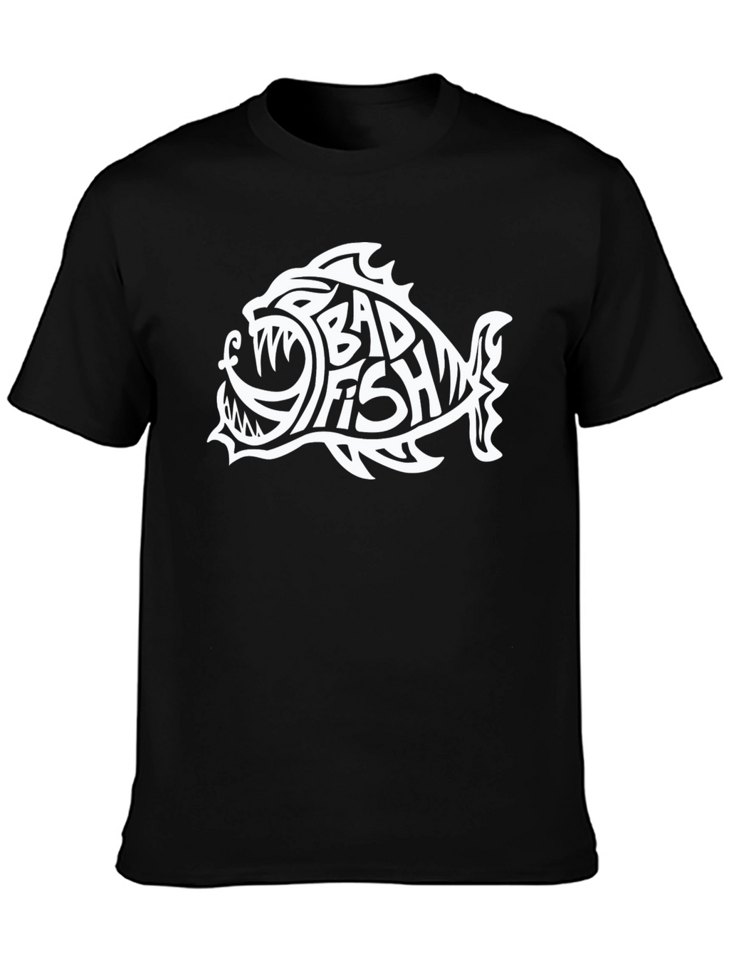 Bad Fish Graphic Tee - Edgy Style