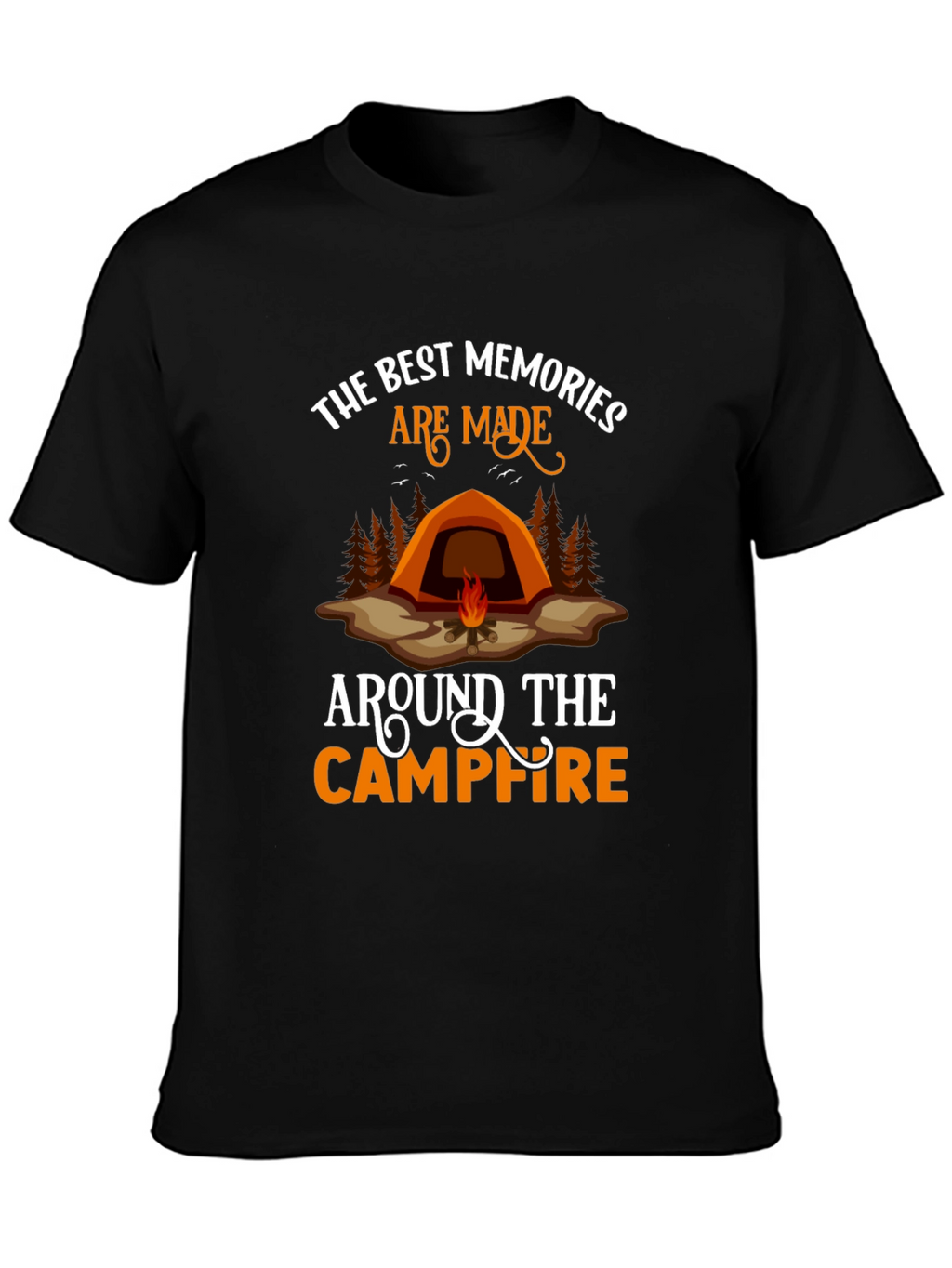 Camping Memories Graphic Tee - Campfire Shirt