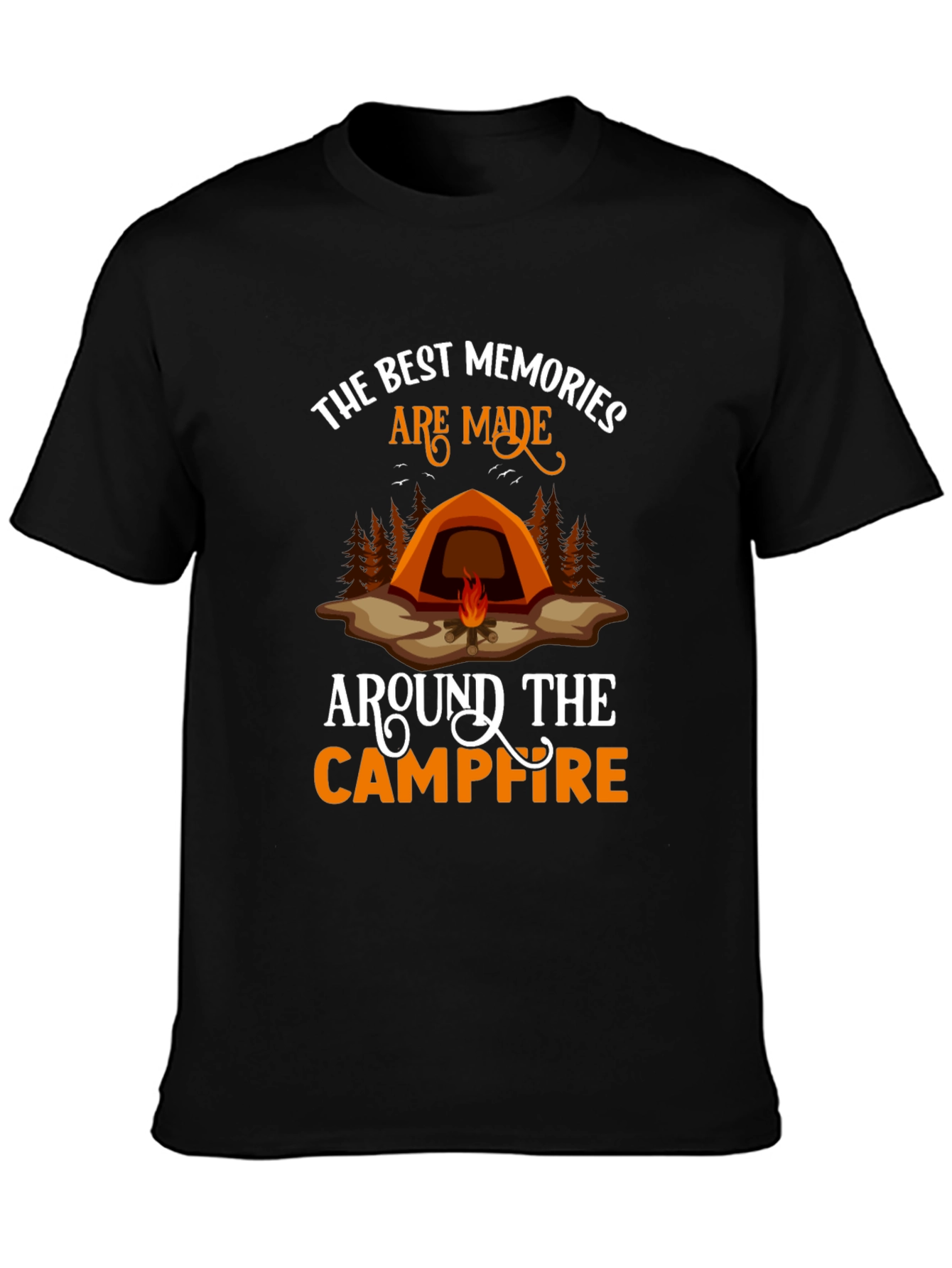 Camping Memories Graphic Tee - Campfire Shirt