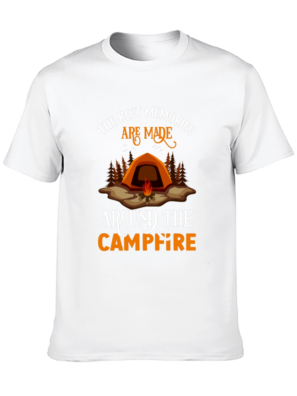 Camping Memories Graphic Tee - Campfire Shirt