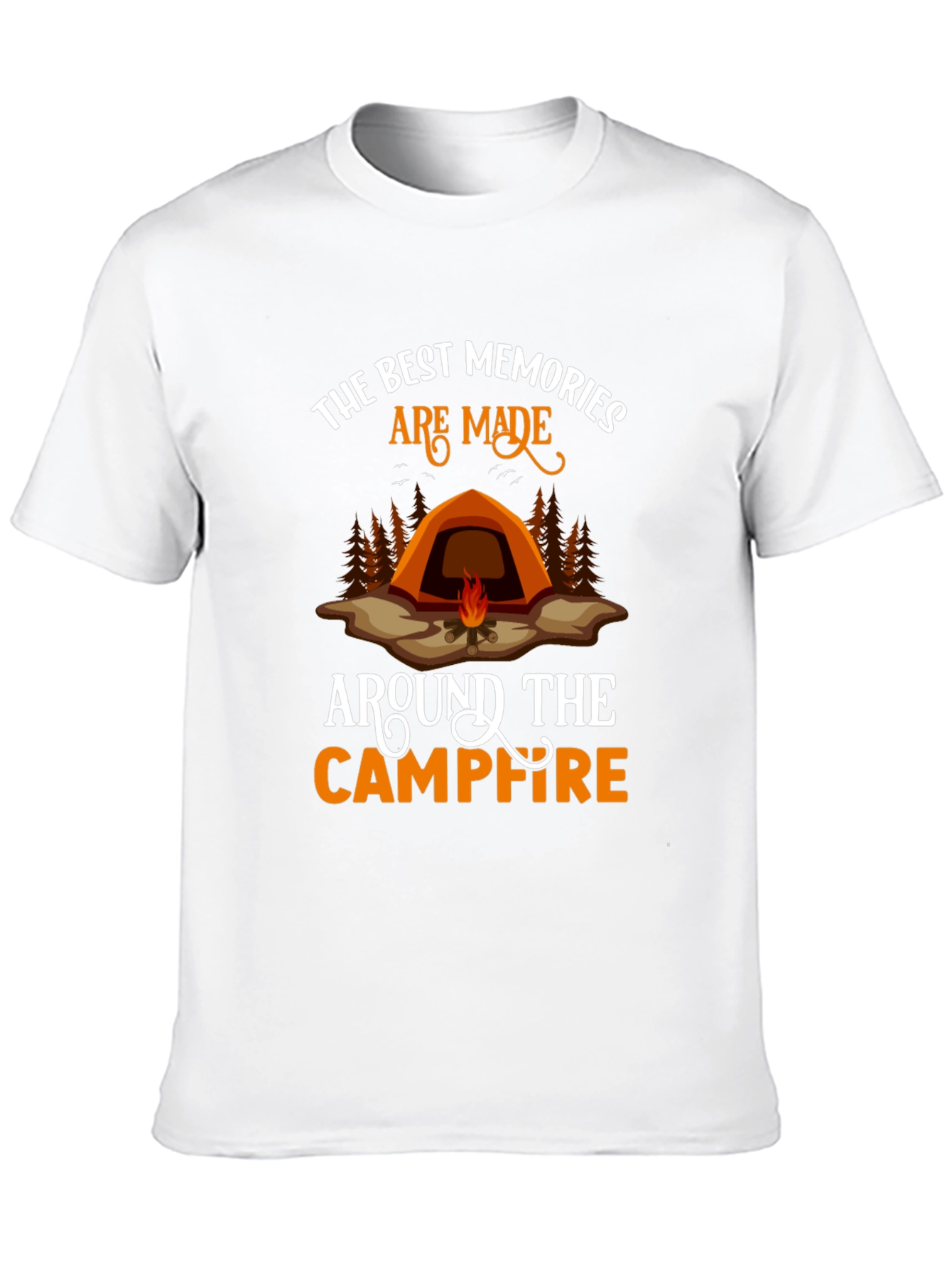 Camping Memories Graphic Tee - Campfire Shirt