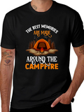Camping Memories Graphic Tee - Campfire Shirt