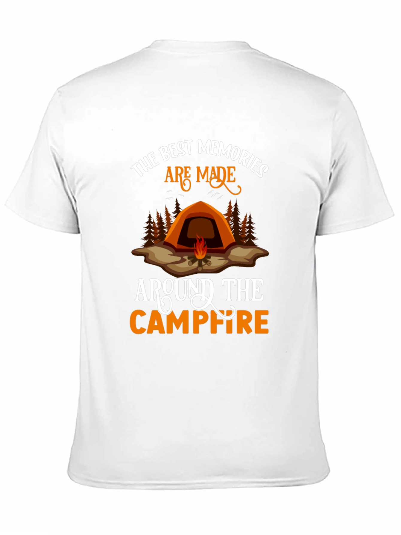 Camping Memories Graphic Tee - Campfire Shirt