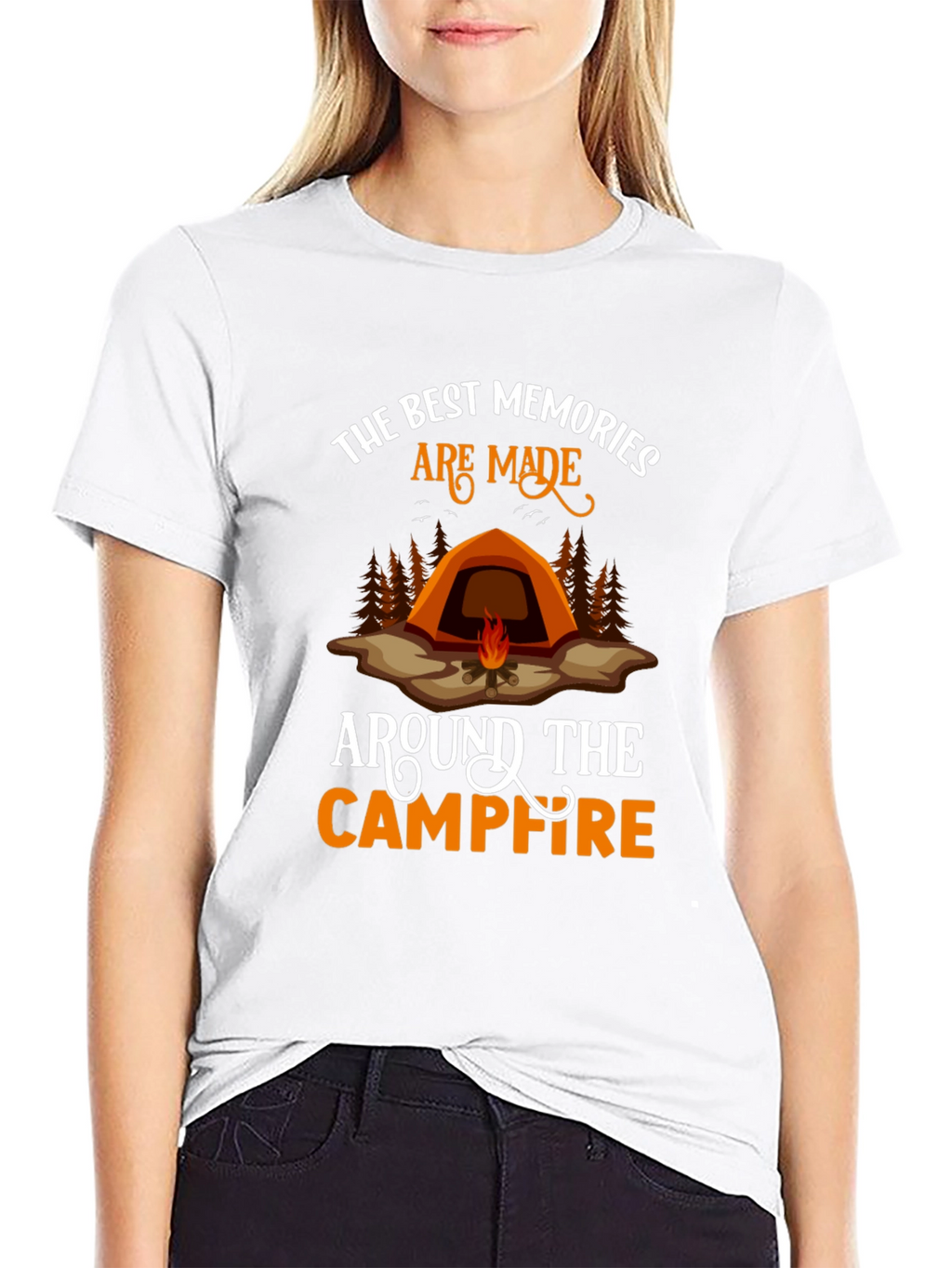 Camping Memories Graphic Tee - Campfire Shirt