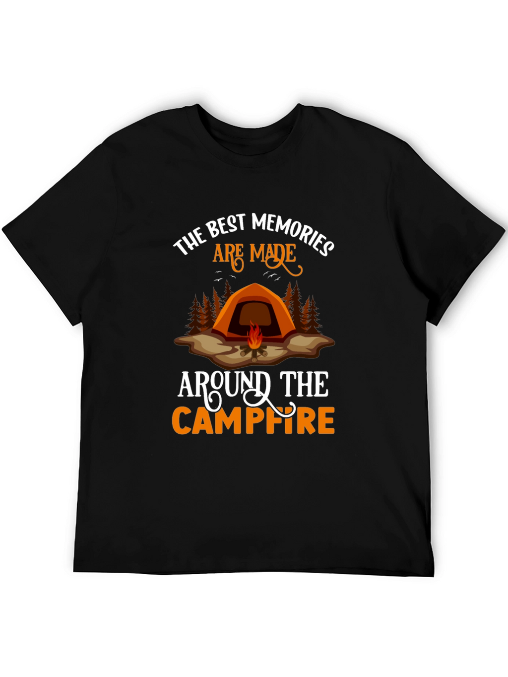 Camping Memories Graphic Tee - Campfire Shirt