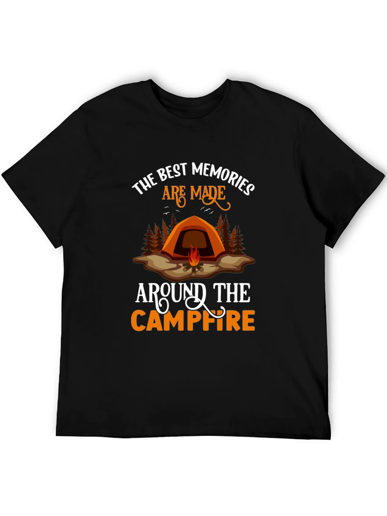 Camping Memories Graphic Tee - Campfire Shirt
