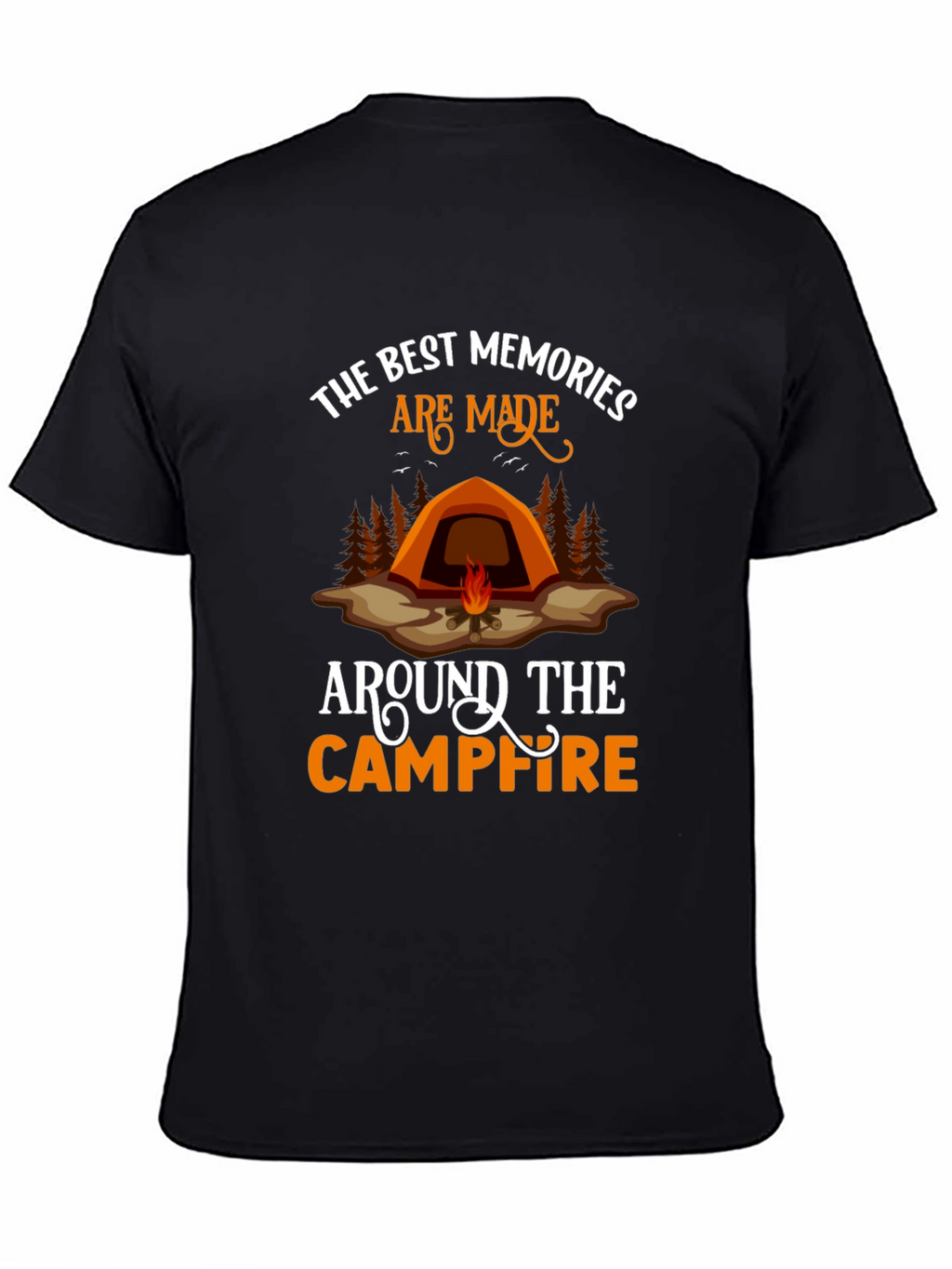 Camping Memories Graphic Tee - Campfire Shirt