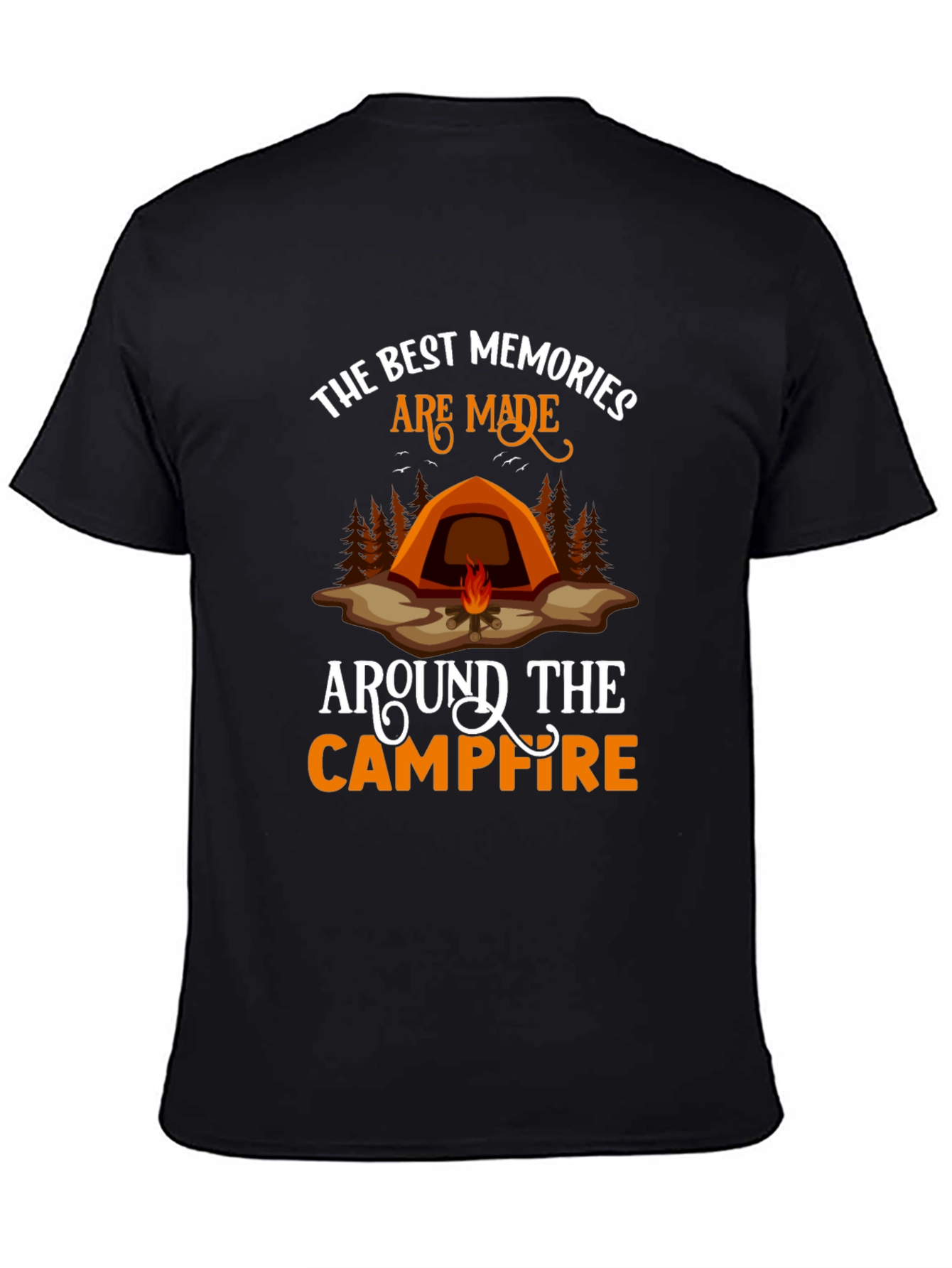 Camping Memories Graphic Tee - Campfire Shirt