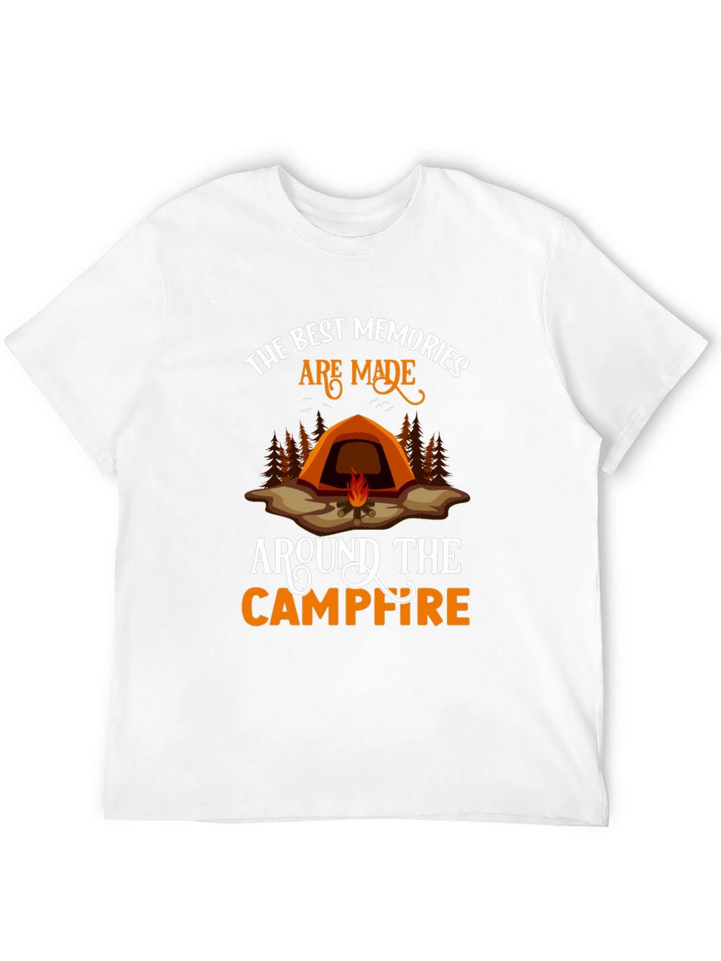 Camping Memories Graphic Tee - Campfire Shirt